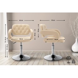 Chaise longue Dublin en piel sintética