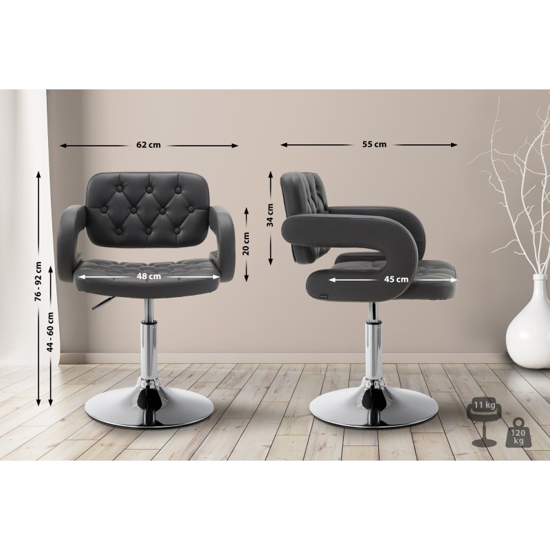 Chaise longue Dublin en piel sintética