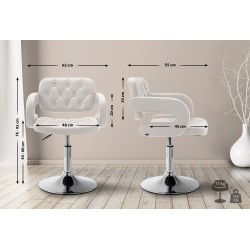 Chaise longue Dublin en piel sintética