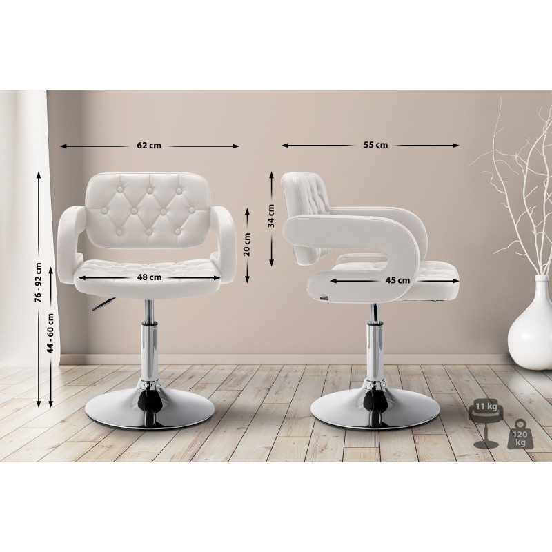 Chaise longue Dublin en piel sintética