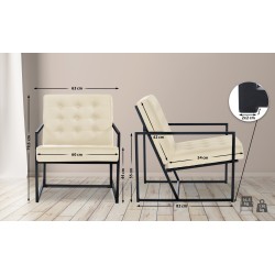 Sillón de terciopelo Avon