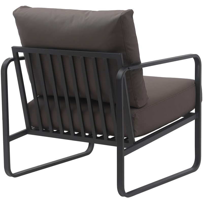 Chaise longue Manea en piel artificial.