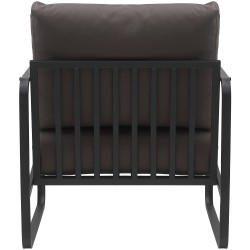 Chaise longue Manea en piel artificial.