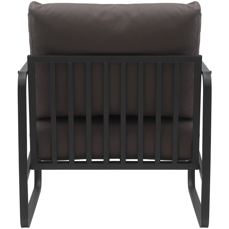 Chaise longue Manea en piel artificial.