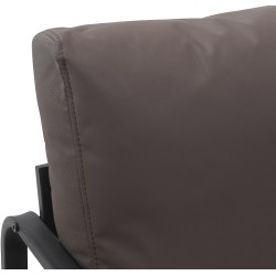 Chaise longue Manea en piel artificial.