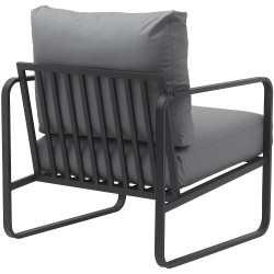 Chaise longue Manea en piel artificial.