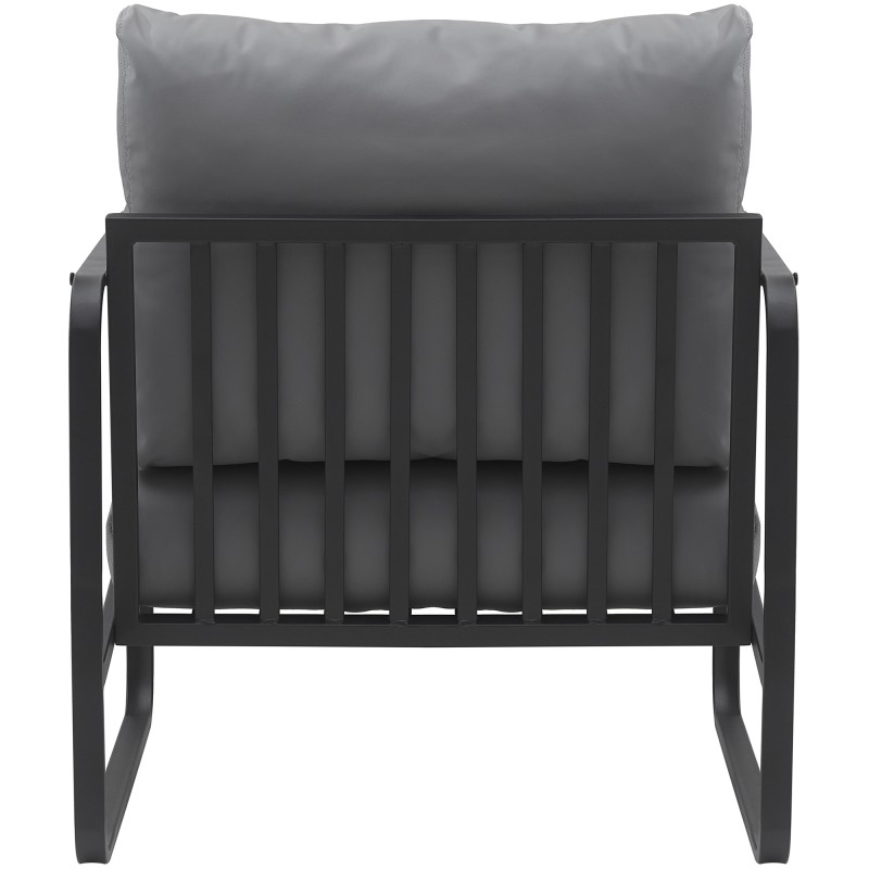 Chaise longue Manea en piel artificial.