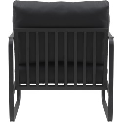 Chaise longue Manea en piel artificial.