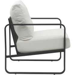Chaise longue Manea en piel artificial.