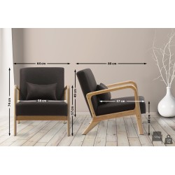 Sillón de tela Hibbing