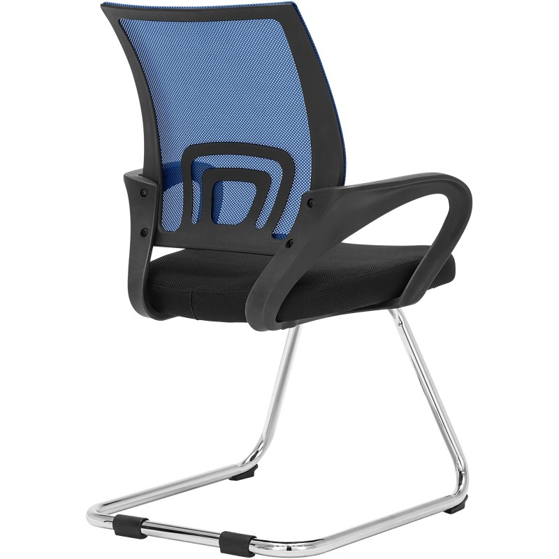 Silla de visita azul Eureka