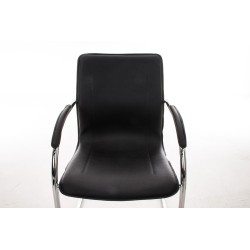 Silla de visita Melina negra