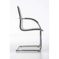 Silla de visita Melina negra