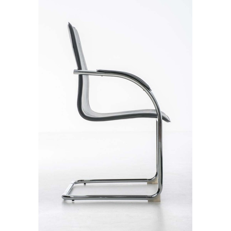 Silla de visita Melina negra