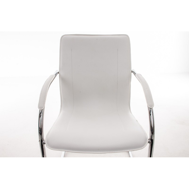 Silla de visita blanca Melina