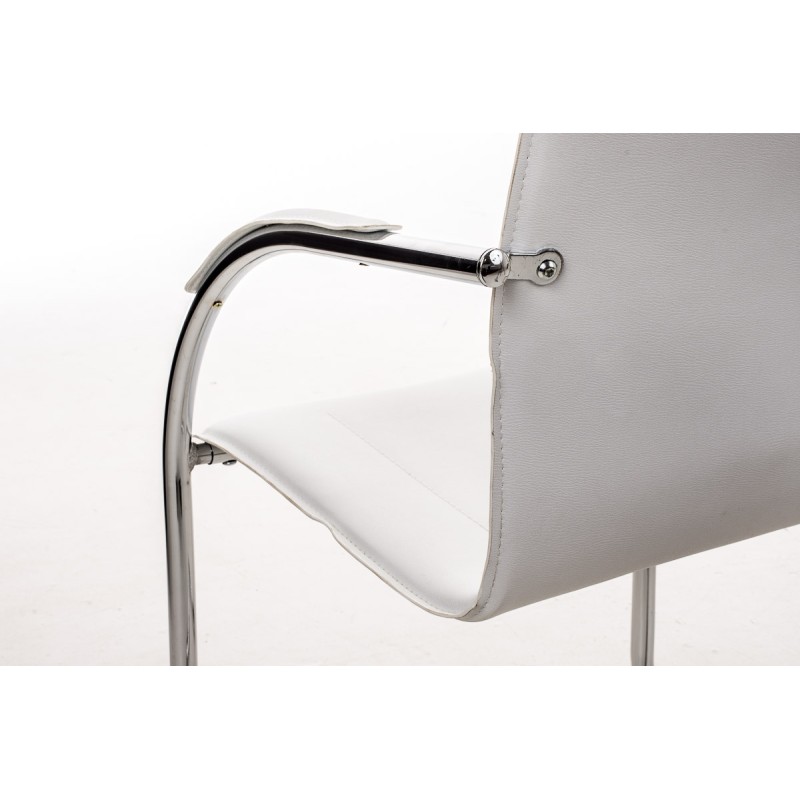 Silla de visita blanca Melina