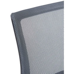 Silla de visita gris Eureka