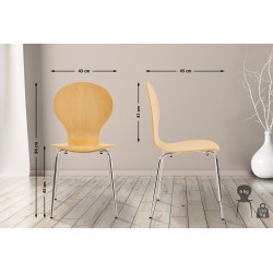 Silla de visitas Diego Natura