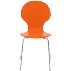 Silla de visita naranja Diego