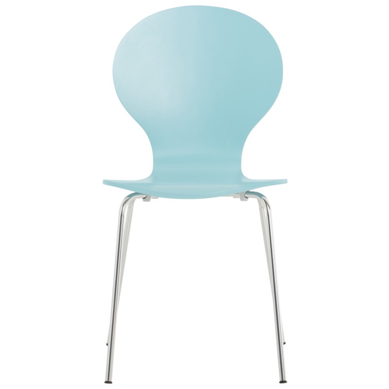 Silla de visita Diego azul claro