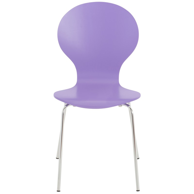 Silla de visita morada Diego