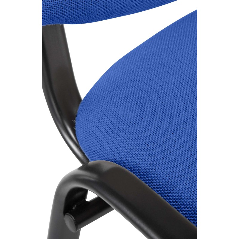 Silla de visita Ken en tela azul