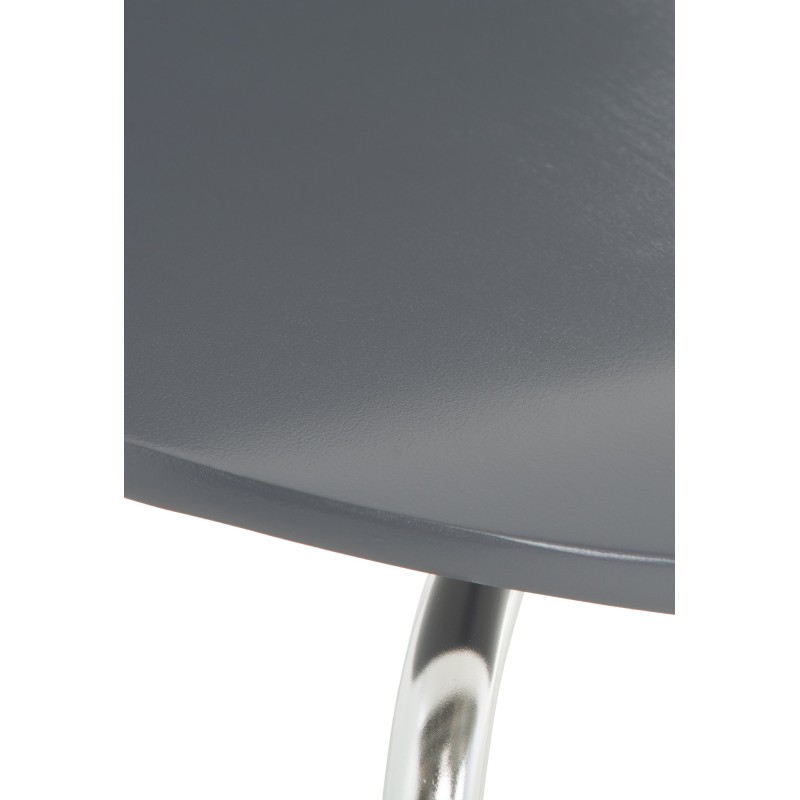 Juego de 4 sillas de visita Diego gris