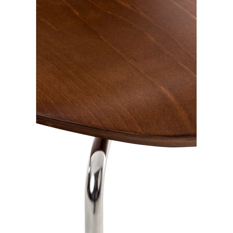 Juego de 4 sillas de visita Diego color marrón