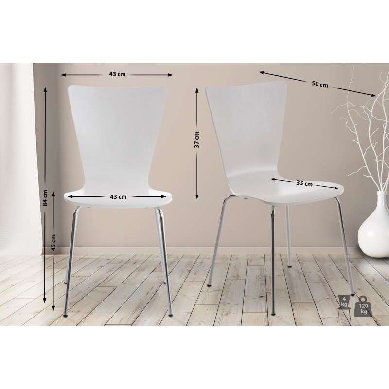 Silla de visitas Aaron White