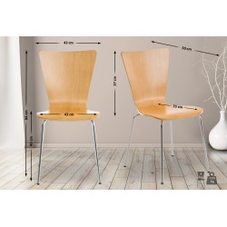 Silla de visitas Aaron Natura