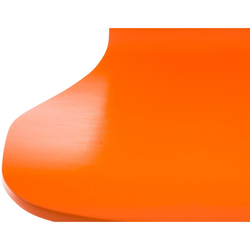 Silla de visita naranja Aaron