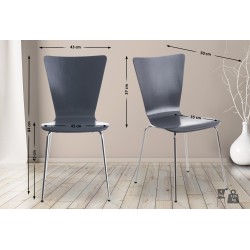 Silla de visitas Aaron Grey