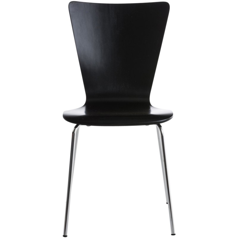 Silla de visita negra Aaron