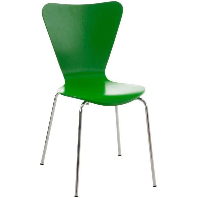 Silla de visita verde Calisto