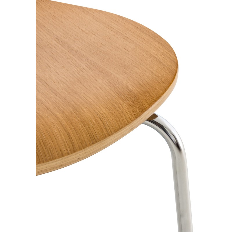 Juego de 4 sillas de visita Diego de roble