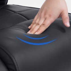 Silla de visita negra Attila