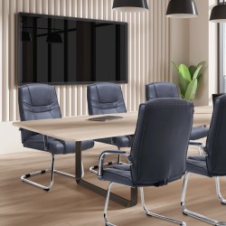 Silla de visita Attila gris