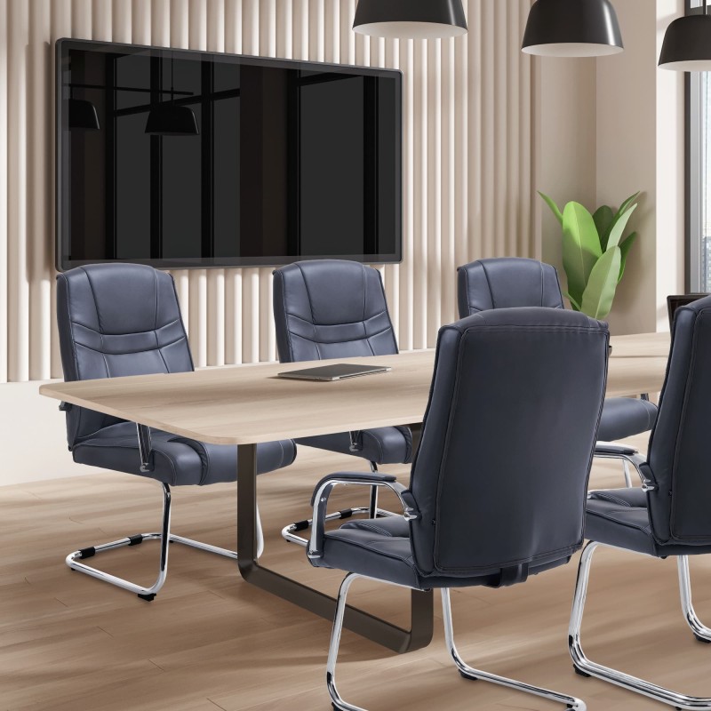 Silla de visita Attila gris