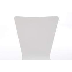 Juego de 2 sillas de visita blancas Aaron