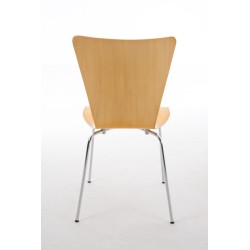 Juego de 2 sillas de visita Aaron Natura