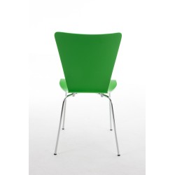 Juego de 2 sillas de visita verdes Aaron