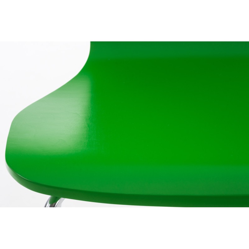 Juego de 2 sillas de visita verdes Aaron