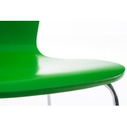 Juego de 2 sillas de visita verdes Aaron