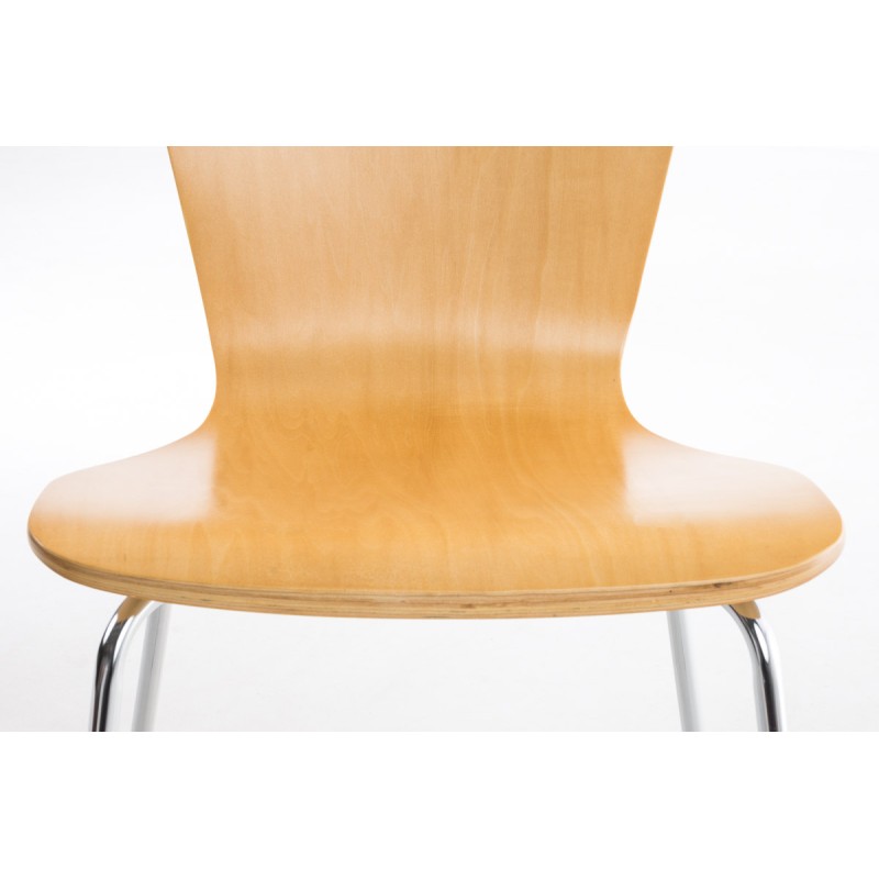 Juego de 4 sillas de visita Aaron Natura