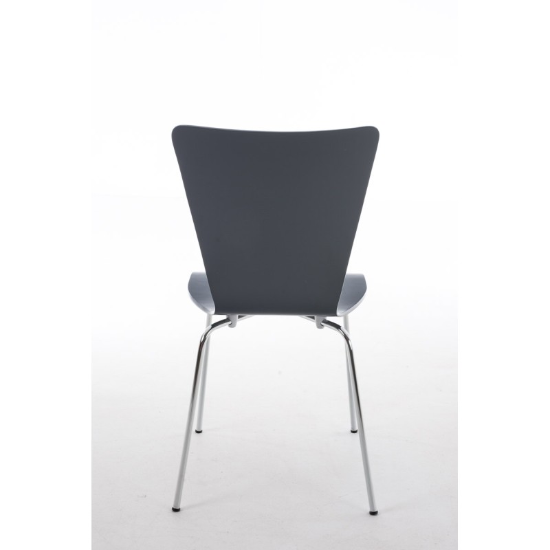 Juego de 4 sillas de visita Aaron en gris