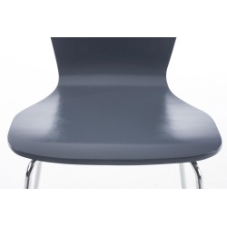 Juego de 4 sillas de visita Aaron en gris