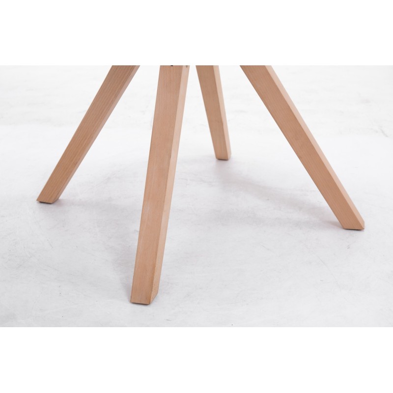 Silla de visita Toulouse en tejido Natura Square color topo