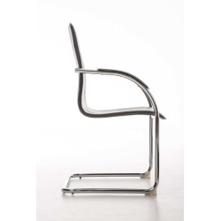 Silla de visita marrón Melina V2