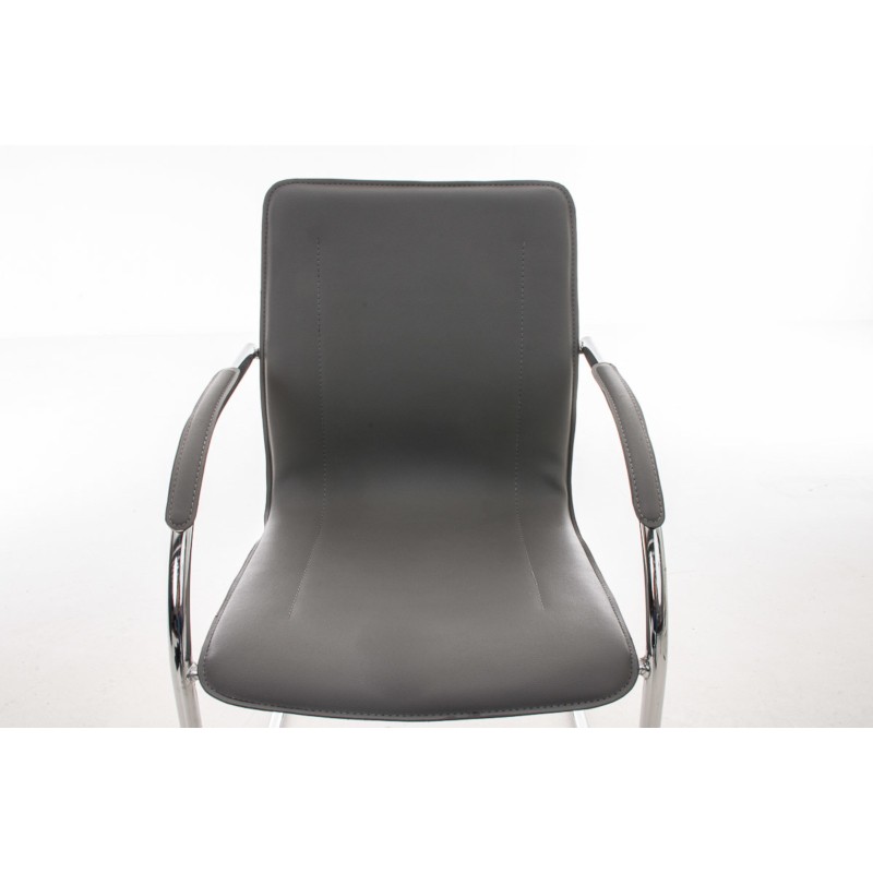 Silla de visita gris Melina V2