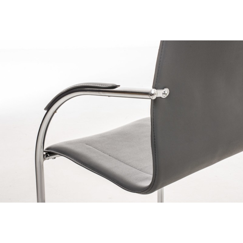 Silla de visita gris Melina V2